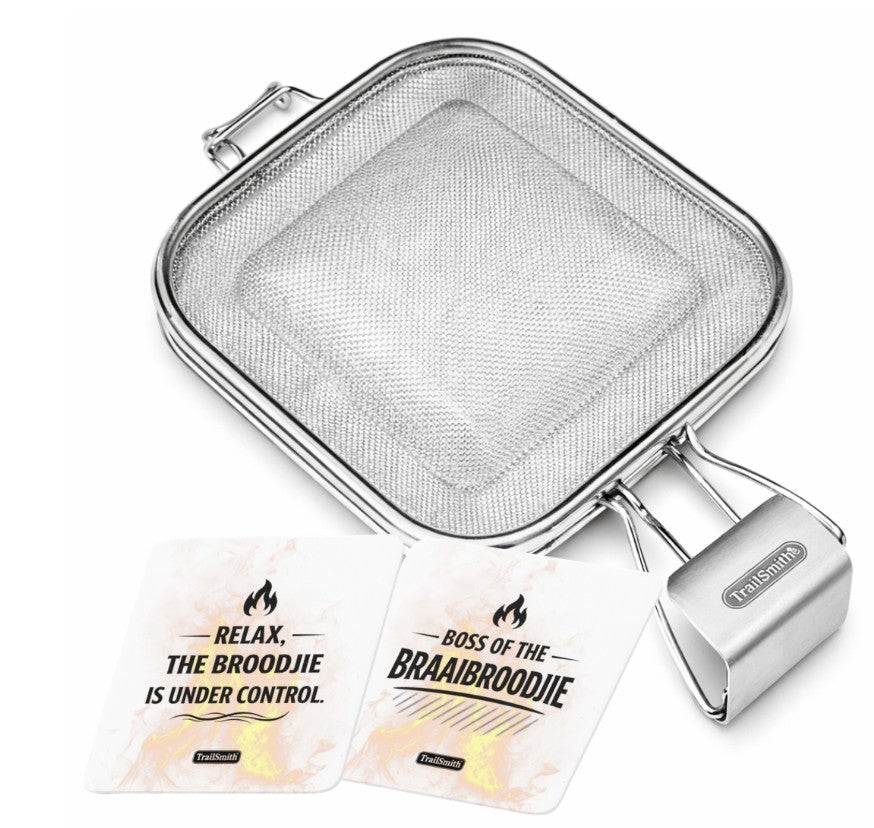 TrailSmith Braaibroodjie Combo - Braaibroodjie Rooster with 2 Coasters