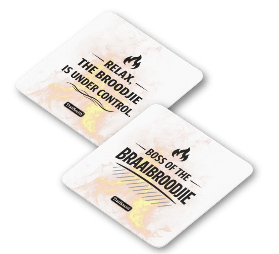TrailSmith Braaibroodjie Combo - Braaibroodjie Rooster with 2 Coasters